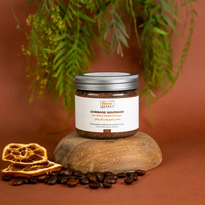 Gommage Gourmand au Café et Poudre d'Orange